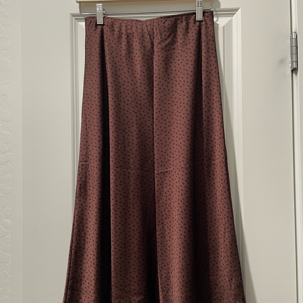 Abercrombie & Fitch | Brown and Black Dotted Skirt | Size M